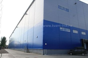 Быстровозводимое здание склада от компании Квант в Москве и Твери